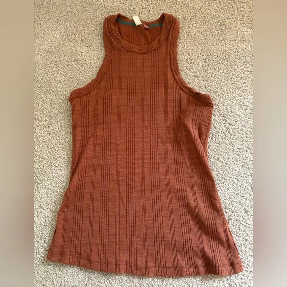 Pilcro Anthropologie Tank XS Ribbed High Neck - Picture 1 of 5